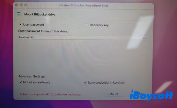 Failed to run system API