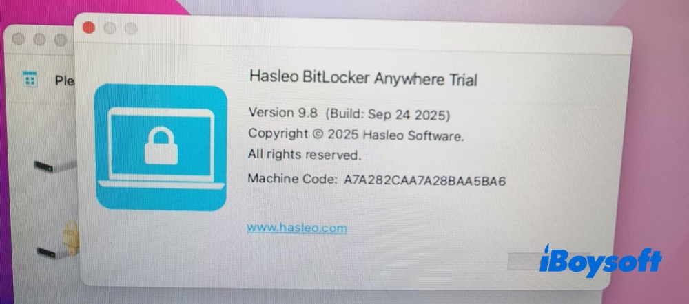 Download Hasleo BitLocker Anywhere for Mac Version 9.8