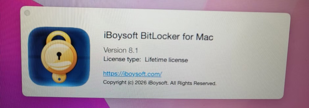 iBoysoft BitLocker for Mac version 8.1