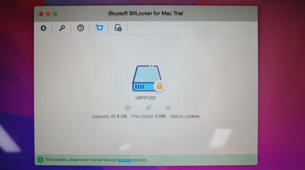 Launch iBoysoft BitLocker for Mac