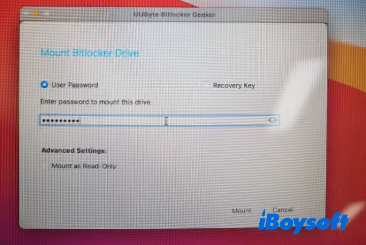 Enter password