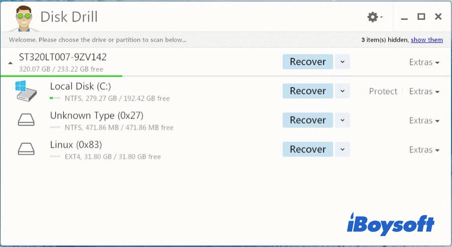Disk Drill hard drive recovery