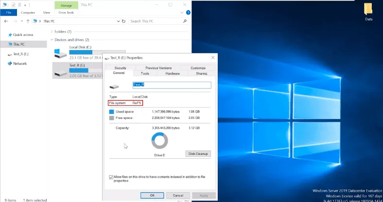 Windows ReFS file system