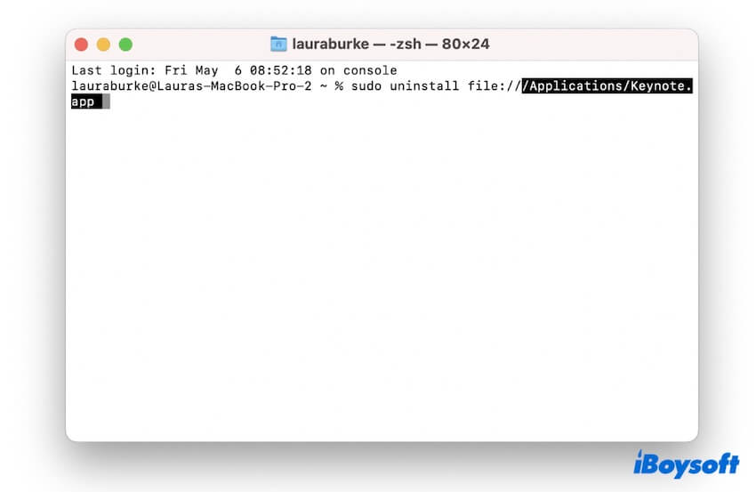 Best Mac uninstaller Terminal