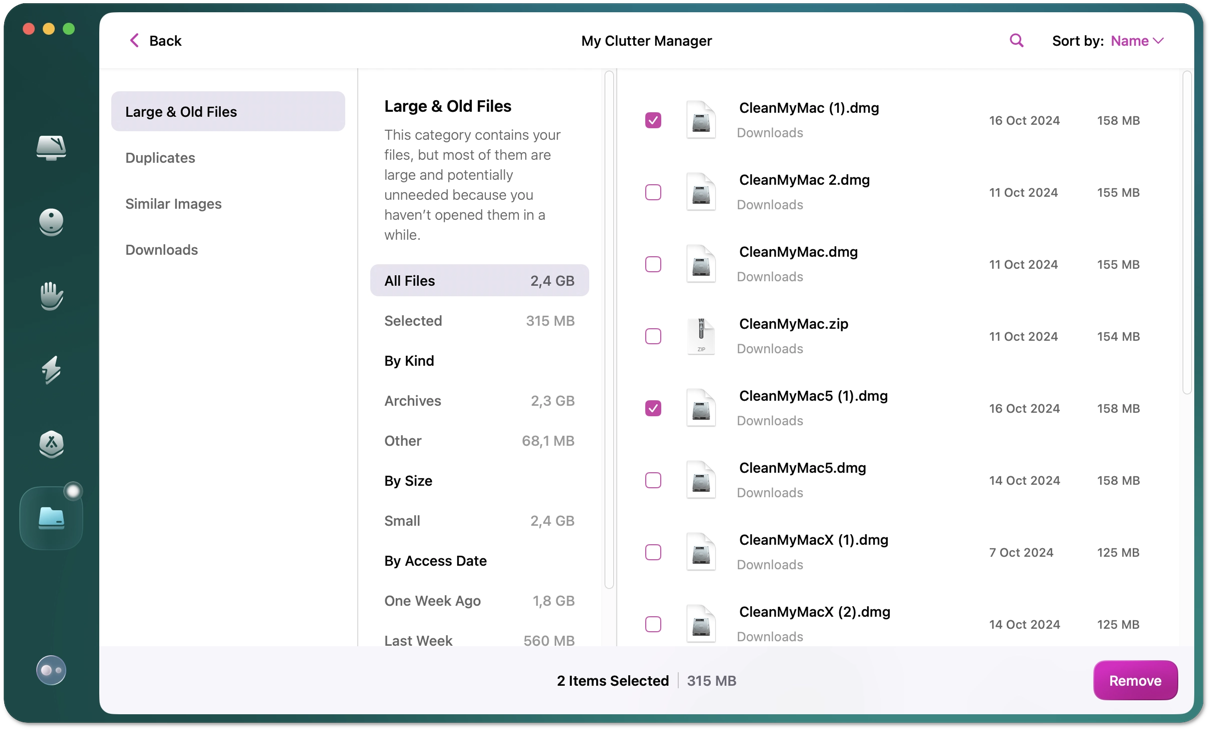 CCleaner alternative for Mac