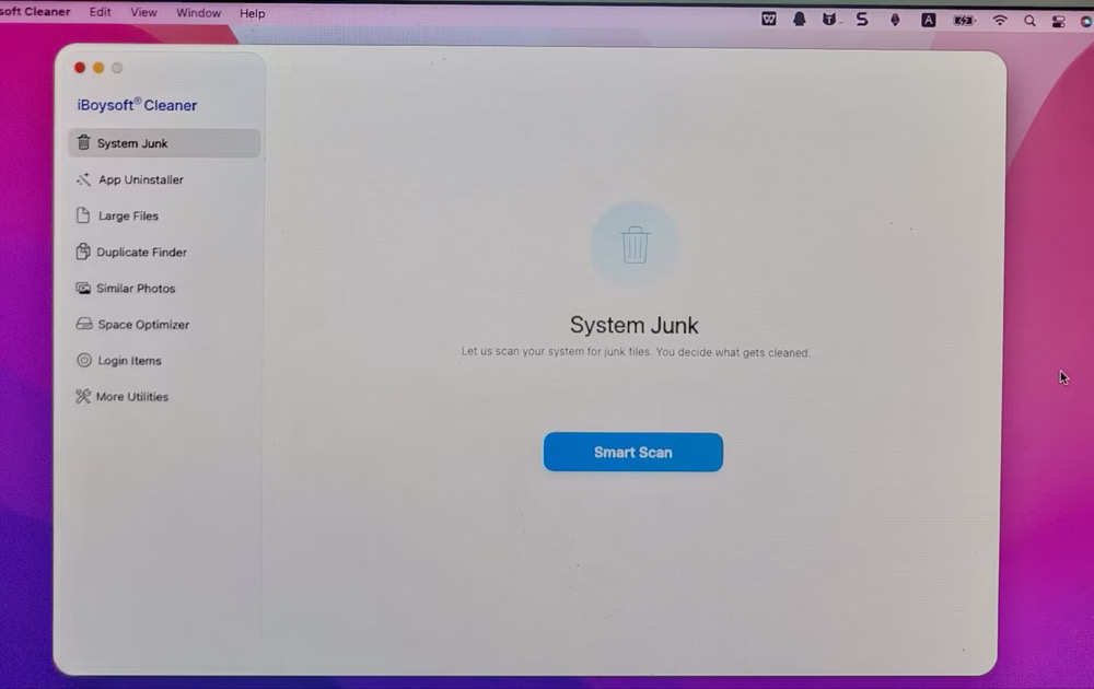 Smart scan your Mac