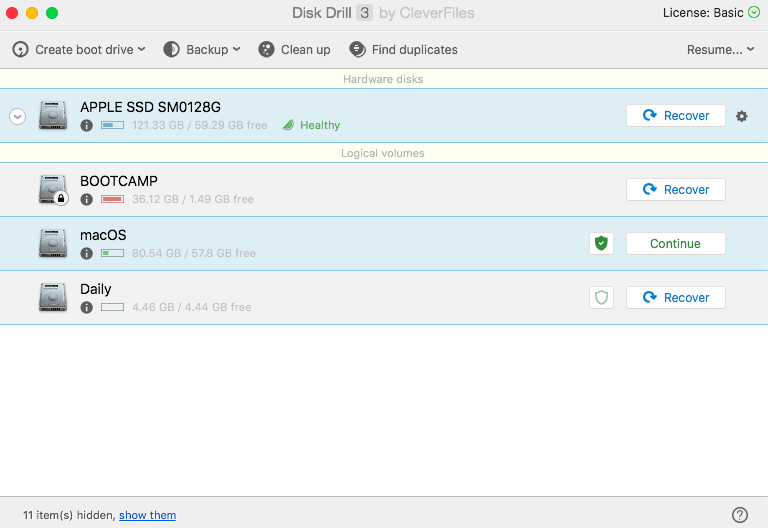 Disk Drill data recovery for Mac
