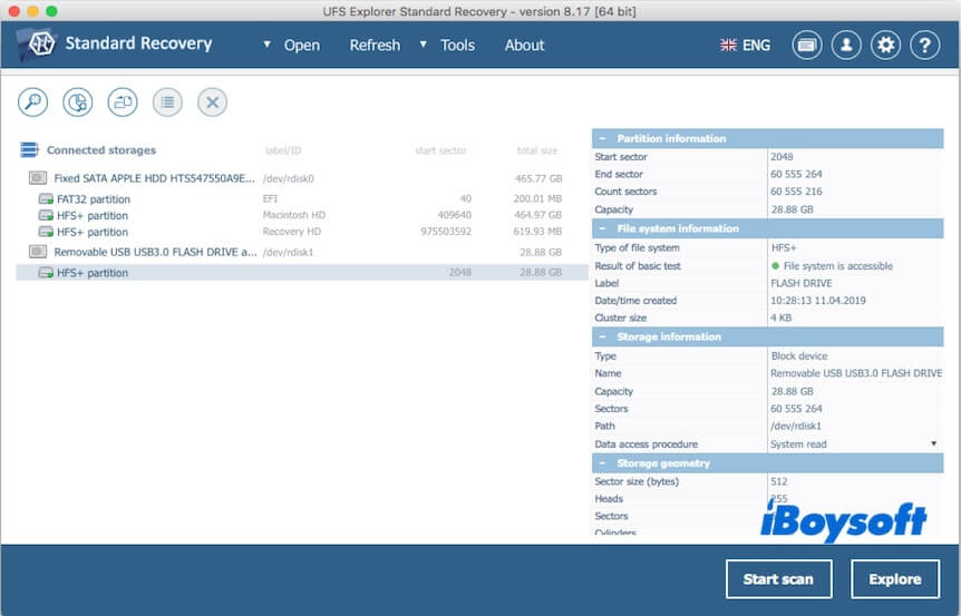 UFS Explorer Standard Recovery for Mac