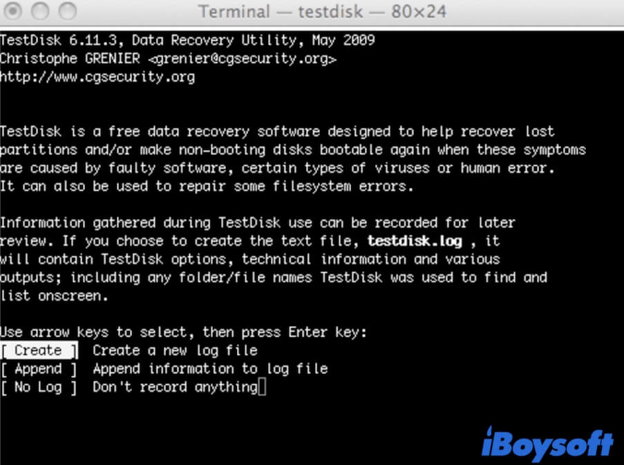 TestDisk for Mac