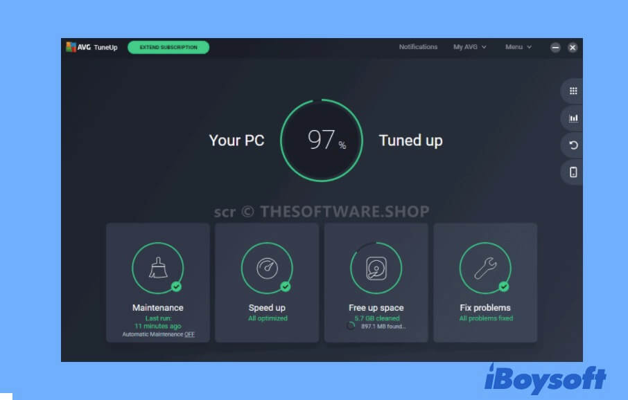AVG TuneUp for Mac