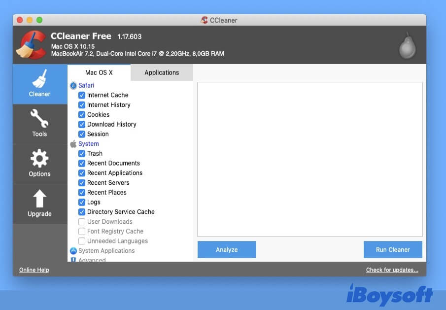 CCleaner for Mac