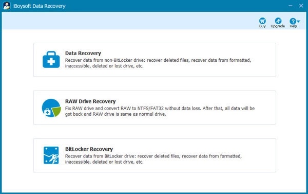 Use iBoysoft Data Recovery Software on Windows